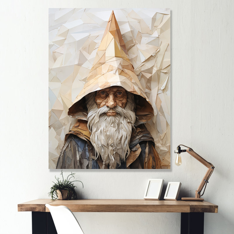 «Fantasy Fairy Dwarfs Portrait III», reproduction sur toile, Toile tendue, H 20 po x l 12 po x P 1 po