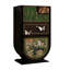 Armoire d'appoint moderne en bois massif