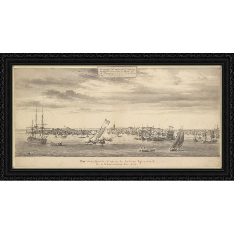 Port de Boston (1778), H 22 po x l 40 po
