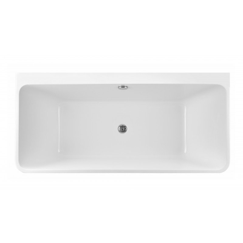 Baignoire de trempage autoportante en acrylique 30 po x 67 po