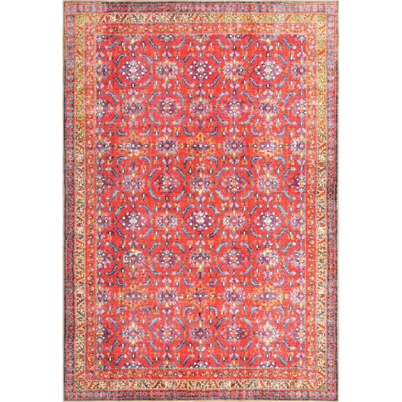 Ellizabeth Chenille Oriental Indoor Rug, Rectangle 8'4" x 12'