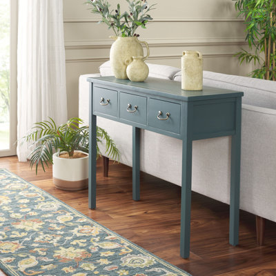 Console en bois massif de 39,4 po Vinea