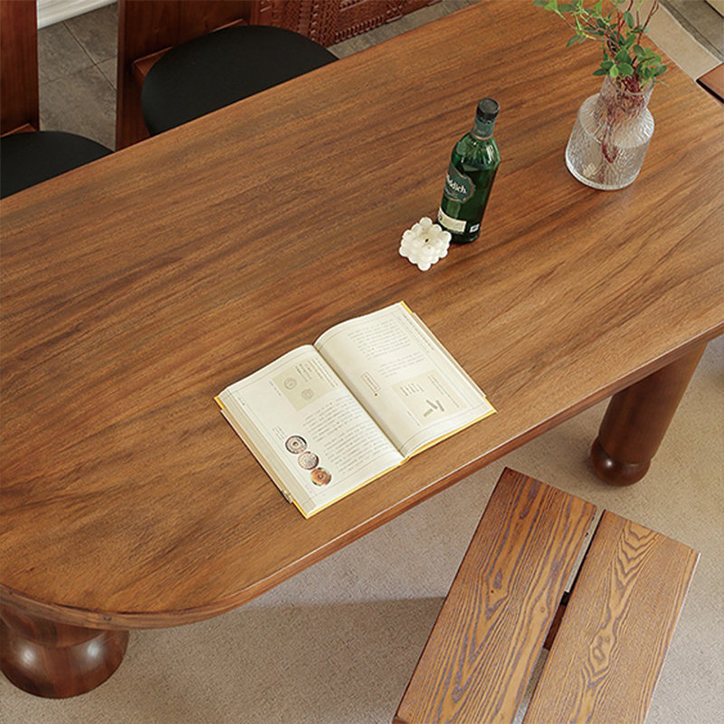 Solid wood warm environmental table, 29.52"H x 62.99"L x 31.49"W