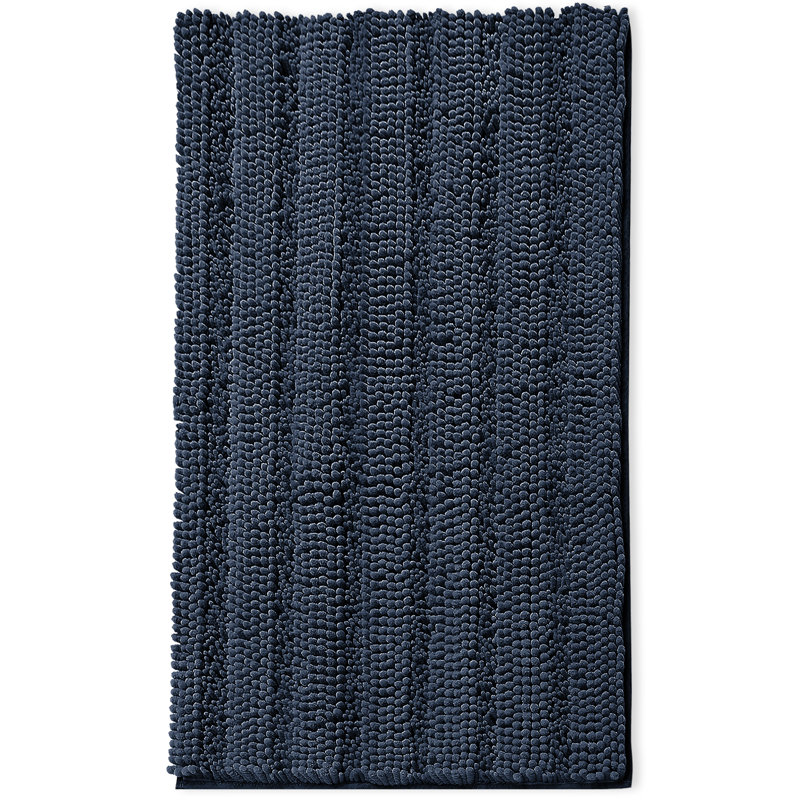 Tapis pour salle de bain Clara Clark Chenille, Bleu marine