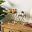 2 Piece Pedestal Riser Stands Set