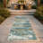 Machine Washable Indoor/Outdoor Chantille ACN2810 Abstract Rug-1673830557-1673830556