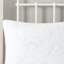Grand édredon 100% coton blanc avec coquillage bleu matelassé, comprend 1 jupe de lit et 2 taies décoratives, rembourrage, blanc doux, surdimensionné pour le confort, édredon, taies décoratives