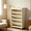 Bibliothèque standard en bois massif beige moderne-329724104