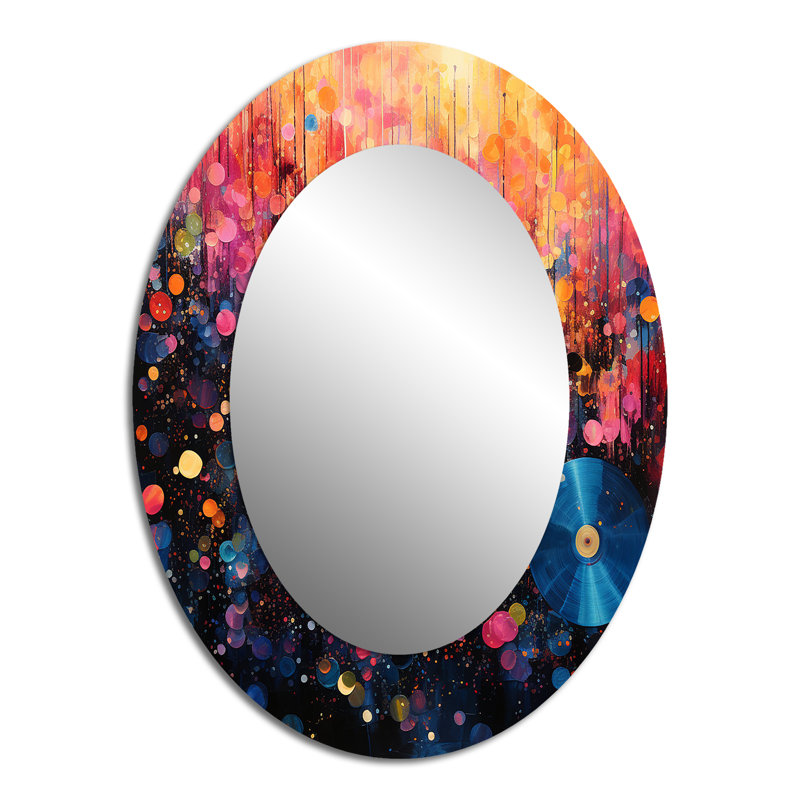 Mathena - Miroir tendance en métal, 40 po x 30 po
