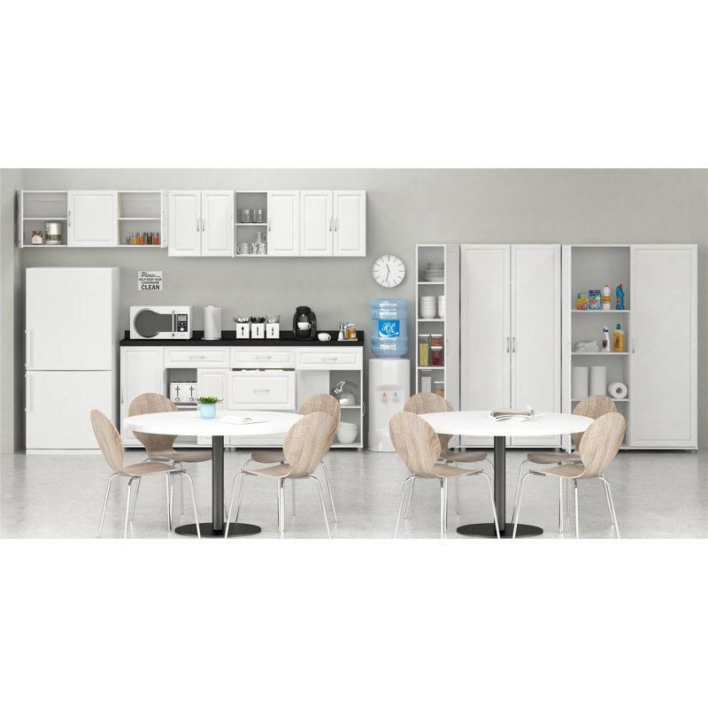 Scholl 54" Wall Cabinet, White