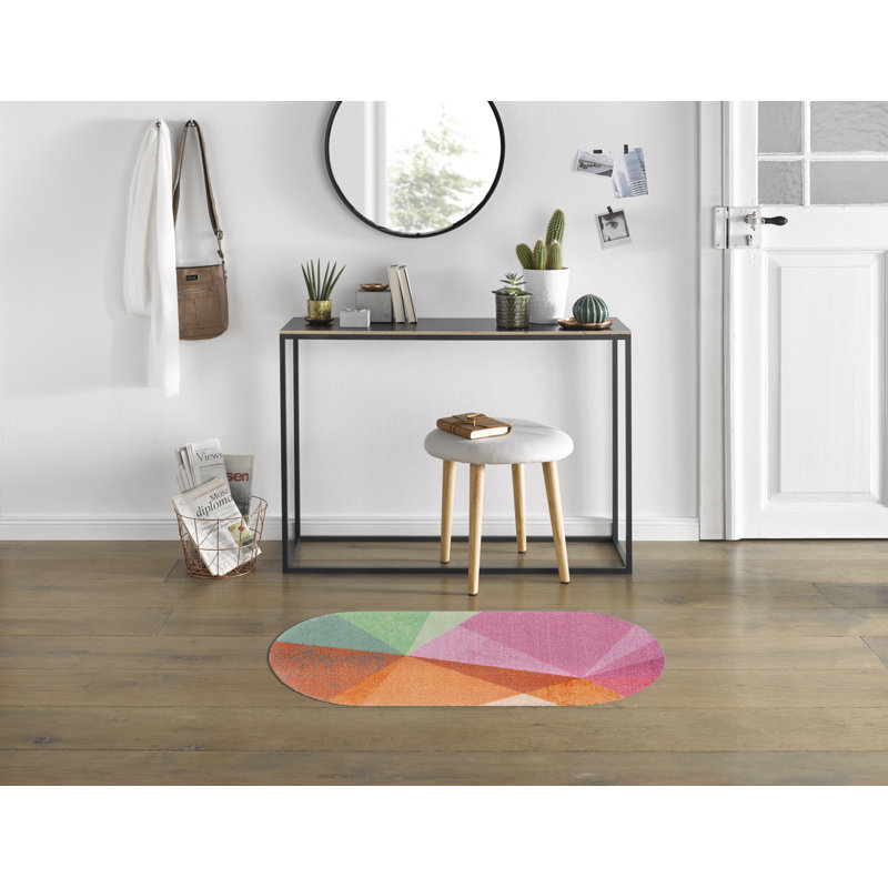 Thoran Non-Slip Doormat, Oval 50 x 90cm