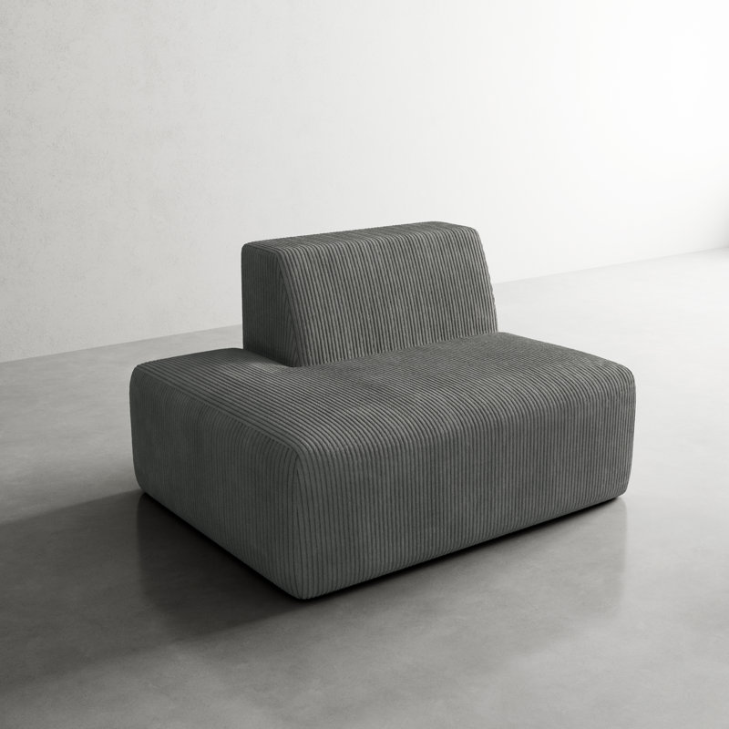 Fauteuil d'appoint simple Berlare, Gris