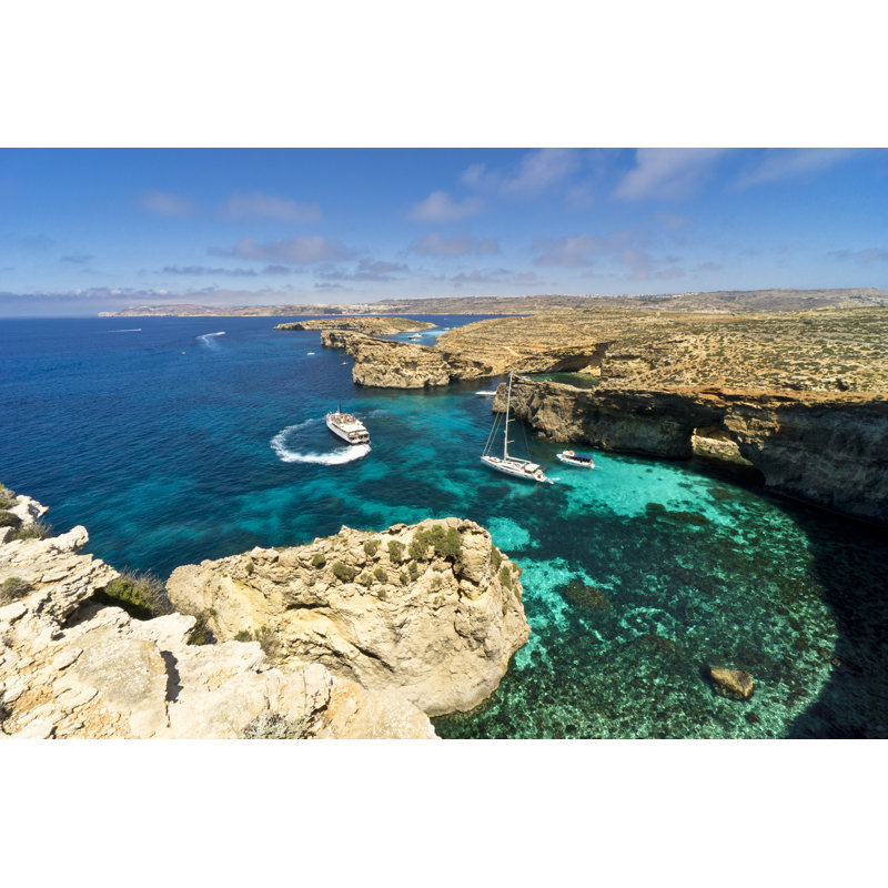 Malta, Comino Island - Photographie sur toile tendue, H 12 po x l 18 po