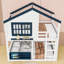 Lit superposé House avec échelle et tablettes-21451254-21451250