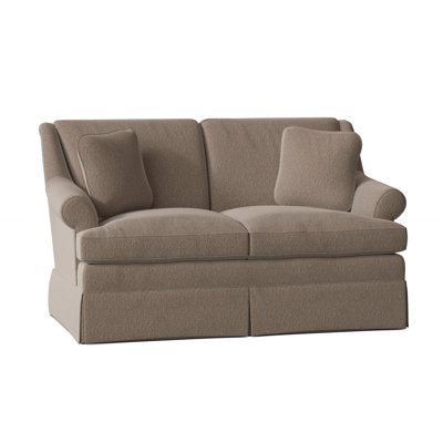 Connor 59" Rolled Arm Loveseat with Reversible Cushions
