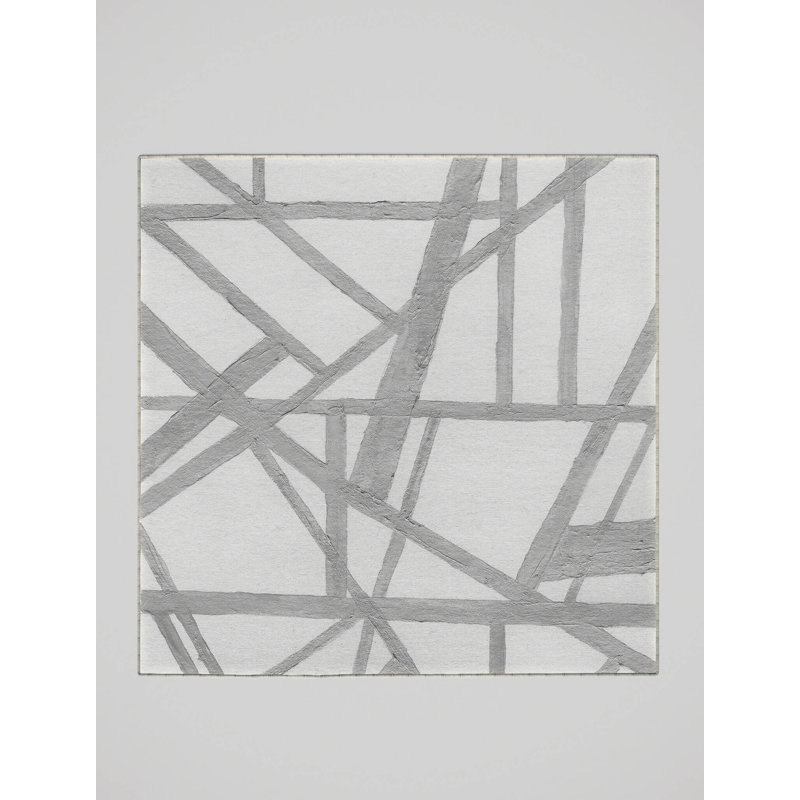 Sigurd Washable Abstract Indoor Rug, Square 8'
