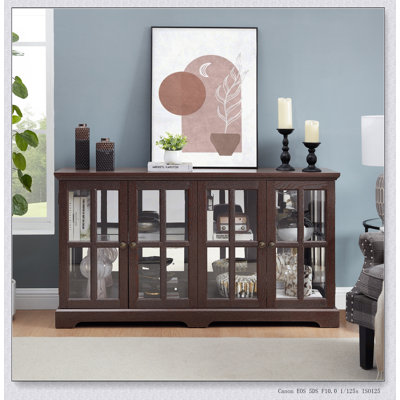 Vitrine à DEL avec tablettes réglables et portes en verre, parfaite pour mettre en valeur des objets de collection à la maison ou au bureau