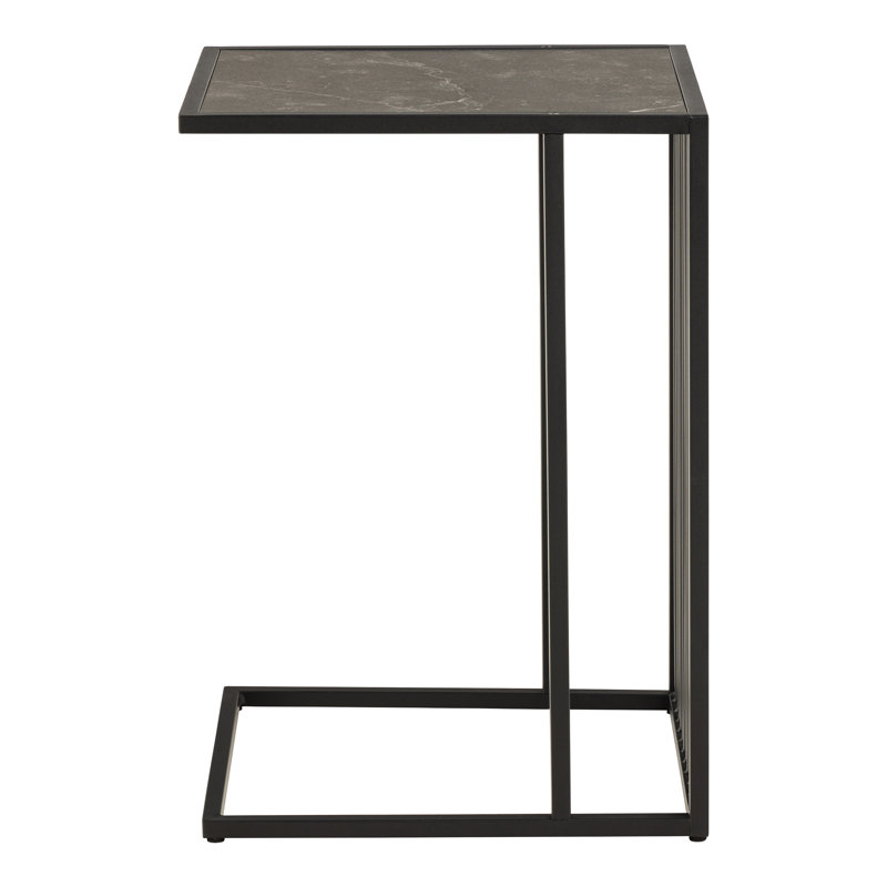 Nelita Glass Top End Table