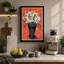 Sunburst Florals Mid-Century - Print-136788106-136788110