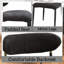 Chaise d'appoint confortable avec structure en métal robuste et revêtement en lin doux-812306884