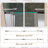 34" W x 72" H Frameless Bi-Fold Glass Shower Door with Tempered Glass and Reversible Installation in Chrome-106893269-124845626