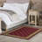 Non-Slip Trellis Area Rug For Living Room, Hallway Runner, Entryway Rug, Red-418218038