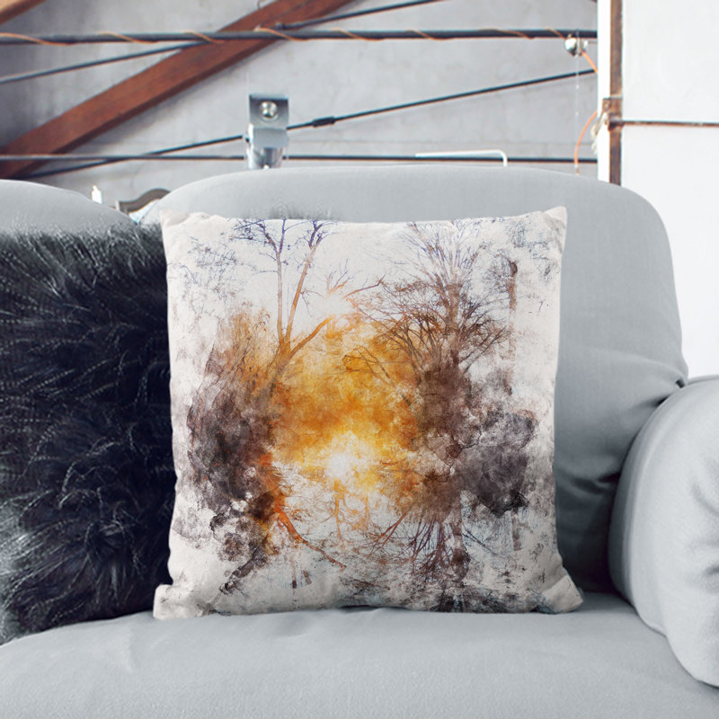 Square Throw Cushion, 55cm H x 55cm W x 20cm D