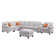 Kew Gardens Modular Corner Sectional with Ottoman