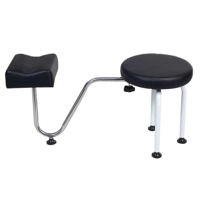 Metal Accent Stool, Black
