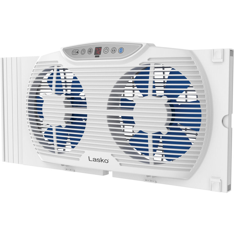 Ventilateur de fenêtre oscillant électriquement réversible