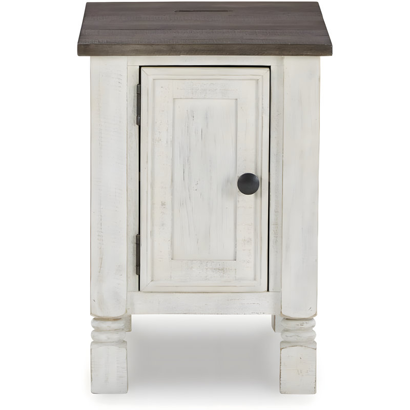 Darlicia End Table and Built-In Outlets