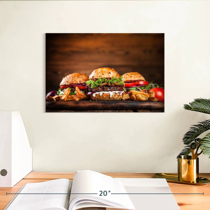 Burgers juteux Yarlin, H 8 po x l 12 po