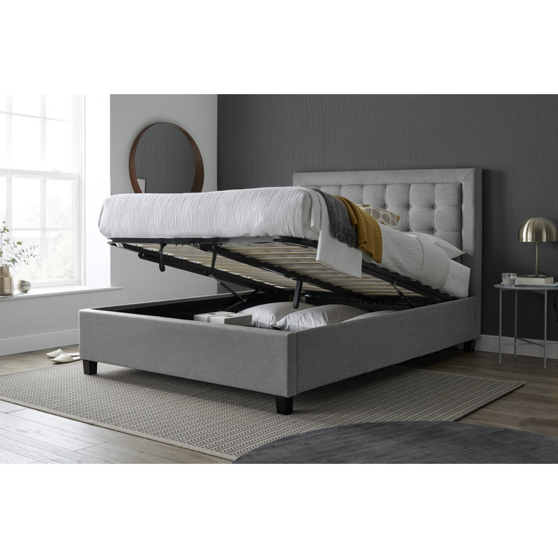 Anesicia Upholstered Ottoman Bed, Double (4'6)