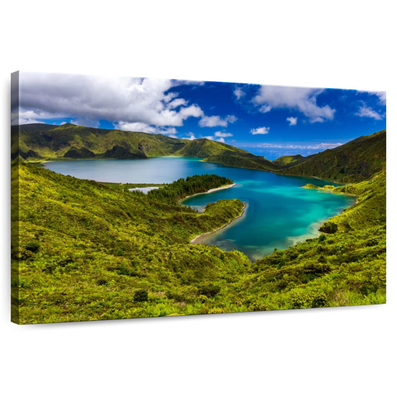 Alvord Lagoa Do Fogo Lake, 26" H x 39" W