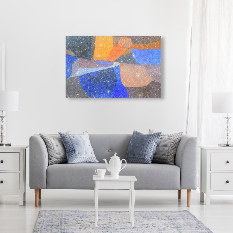 Patchwork Dream III Canvas Abstract Print by Oliver Gal, Black Frame, 15 x 10, 20"H x 30"W, Canvas Unframed
