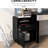 Mobile Office Storage Cabinet In Black With Drawer And Cabinet, Printer Stand. Ample Space, Moves Smoothly, Fits Under Desks, Box Capacity, Easily, Desk Area, Build