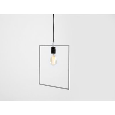 1 - Light White Square/Rectangle Pendant