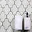 Tuscan Design Swag Waterjet 4" x 5" Glass Mosaic Tile