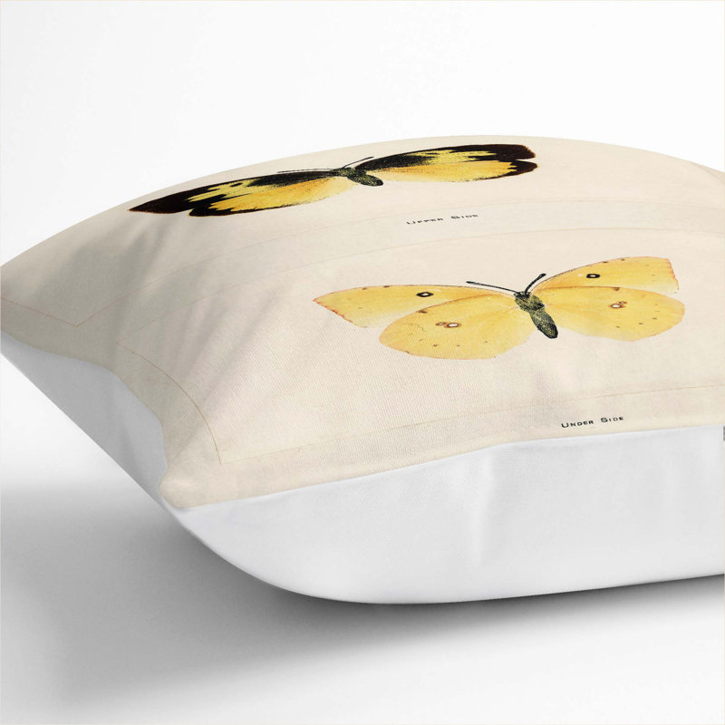 Square Throw Cushion, White, 55cm H x 55cm W x 20cm D