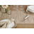 Bevis Shimmering Woven Nubby Natural Table Runner-325266926-278641649