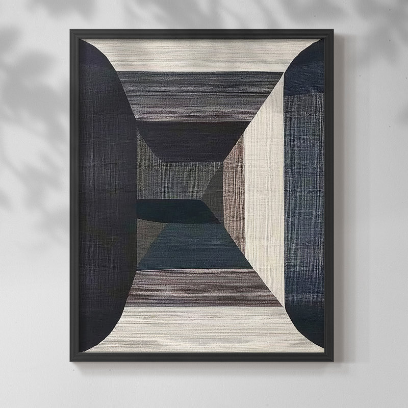 "ABSTRACT Series DCL XXV" par J Paul, Noir, noir, noir, noir, H 11 po x l 9 po