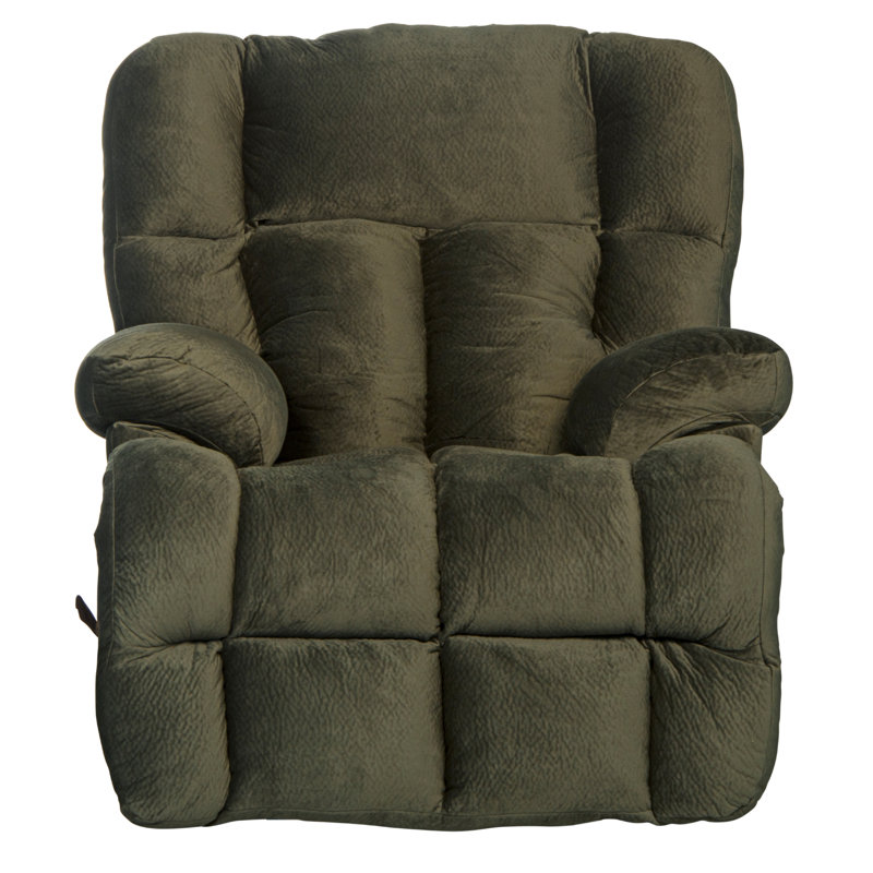 Hults Upholstered Recliner, Manual, Rocker, Green