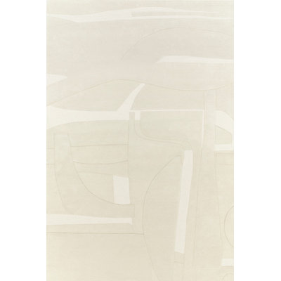 Wool Area Rug in Blanc