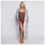 Charlotte Gender Neutral Mid-Calf Bathrobe with Pockets-861659798