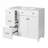 Bathroom Vanity with Ceramic Sink-1172380510
