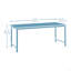 Bureau avec retour, finition brune-1878314316