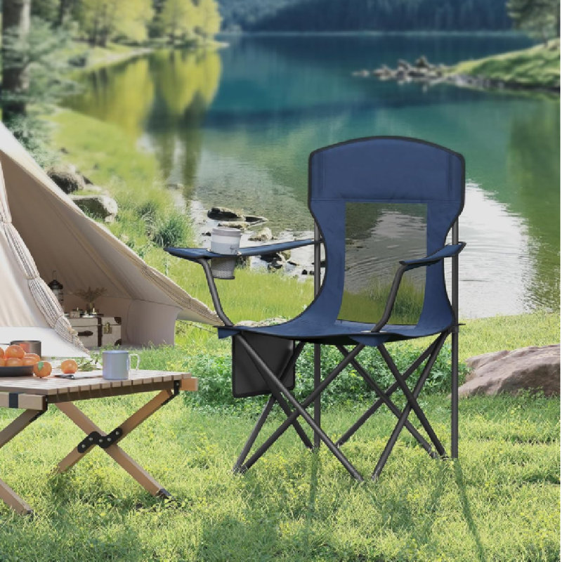 Folding Camping Chair, Blue