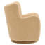 Fauteuil d'appoint pivotant en sherpa à oreilles Montrose-108579760