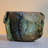 Sapphire Fracture Sculptural Vessel (Accent Vase) – Pal Tiya Series – 4.5″ H × 5″ W