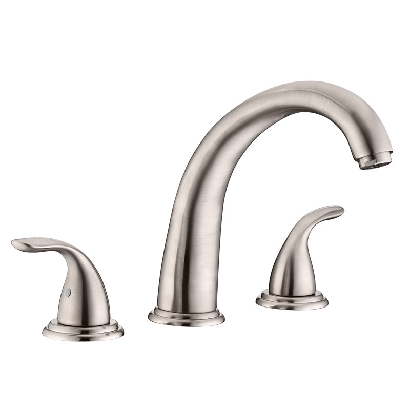 S2169S-CH-XX Sumerain 2 Handle Roman Tub Faucet,3 Hole Tub Faucet, Brushed Nickel